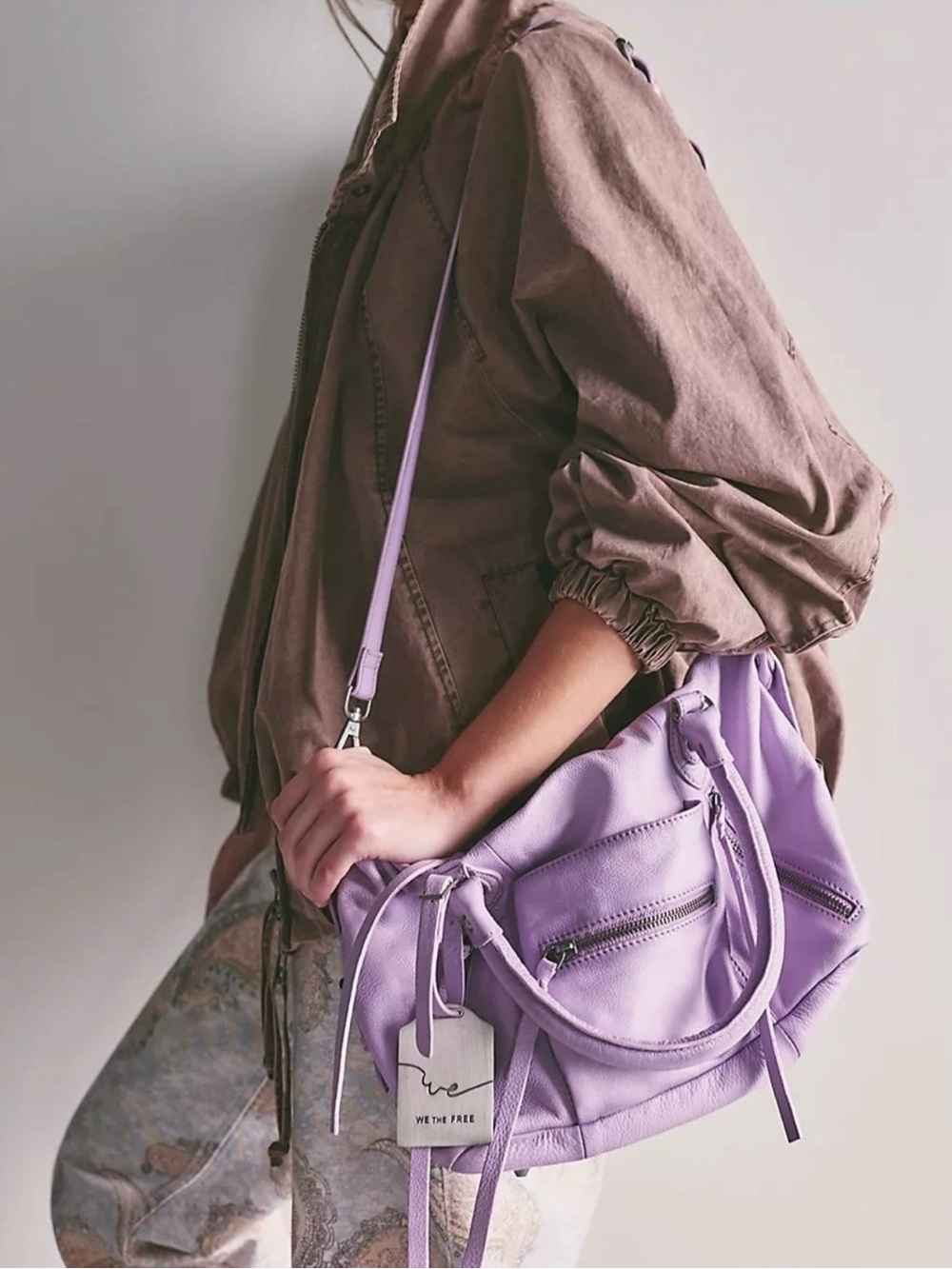 We The Free Baby Emerson Tote Bag Lilac